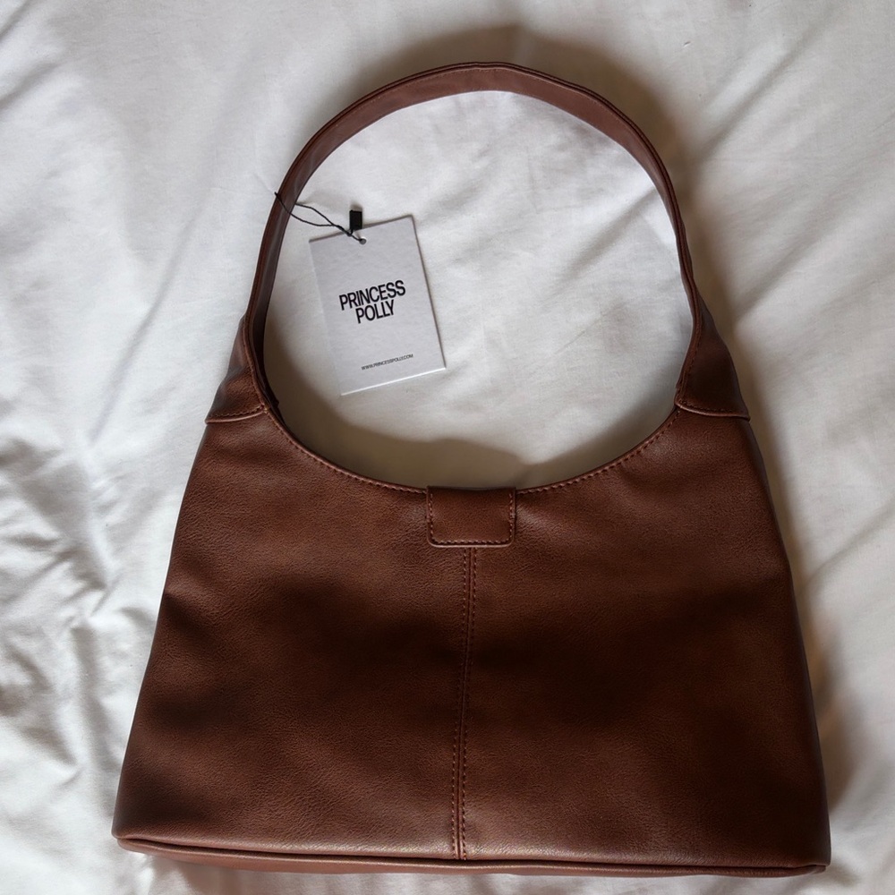 Princess Polly Rich Brown Shoulder Bag